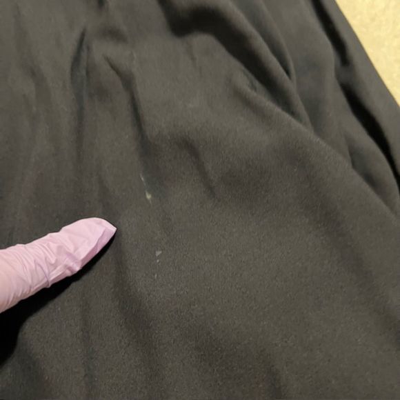 Vintage CYGNE Design Womens Black Elastic Waste Flowy Midi Skirt Rayon Sz SM - Picture 8 of 12